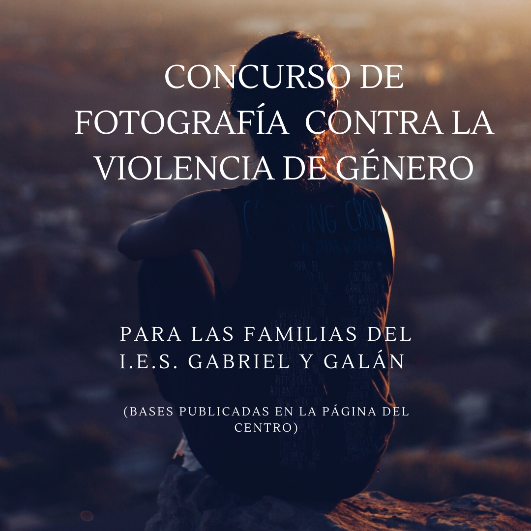 CONCURSO DE FOTOGRAFÍA CONTRA LA VIOLENCIA DE GÉNERO