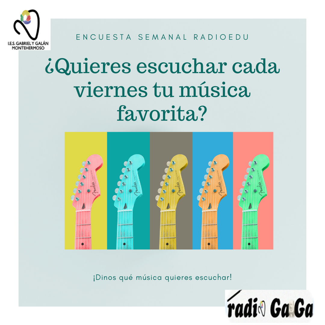 Cartel música radio