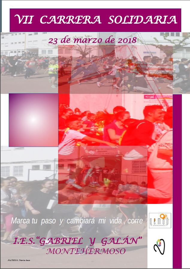 cartel carrera solidaria