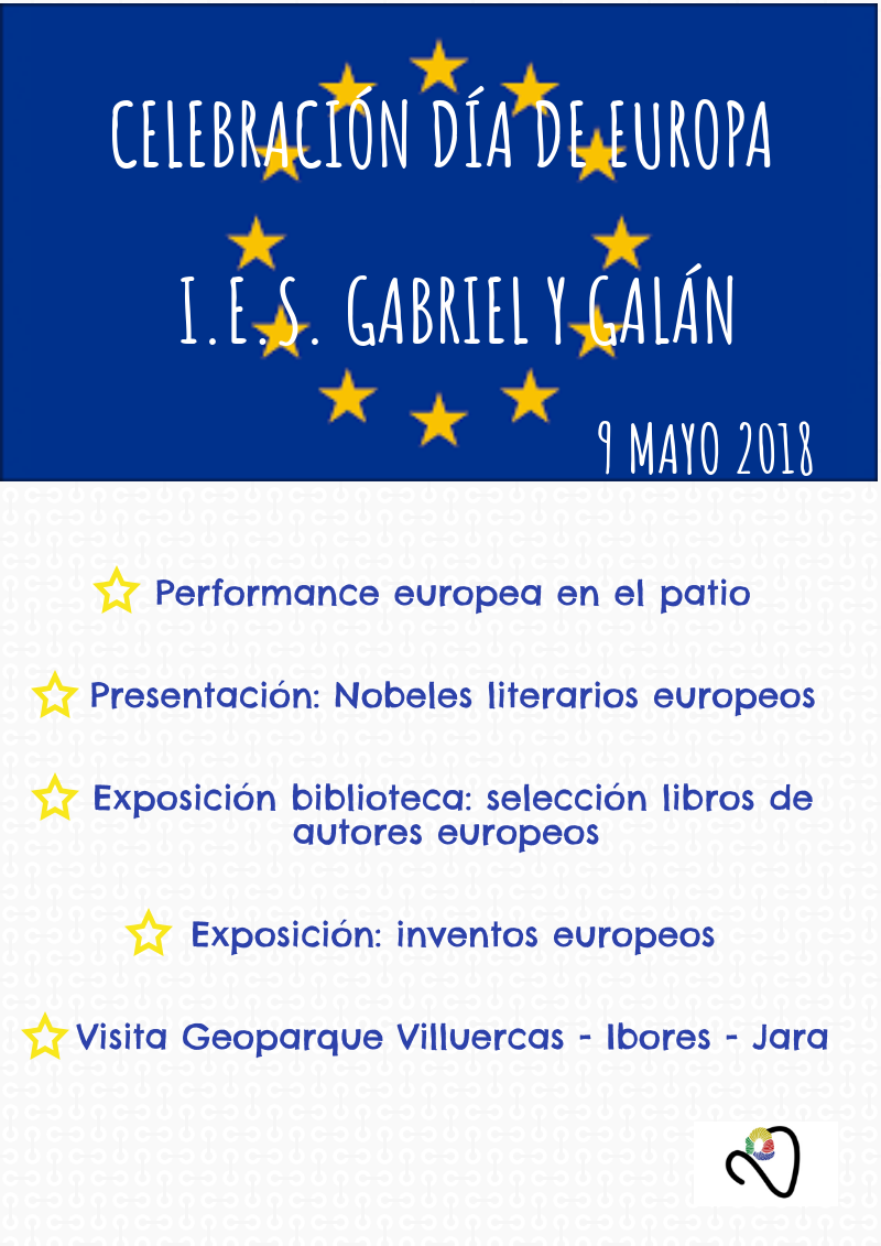 cartel día de Europa