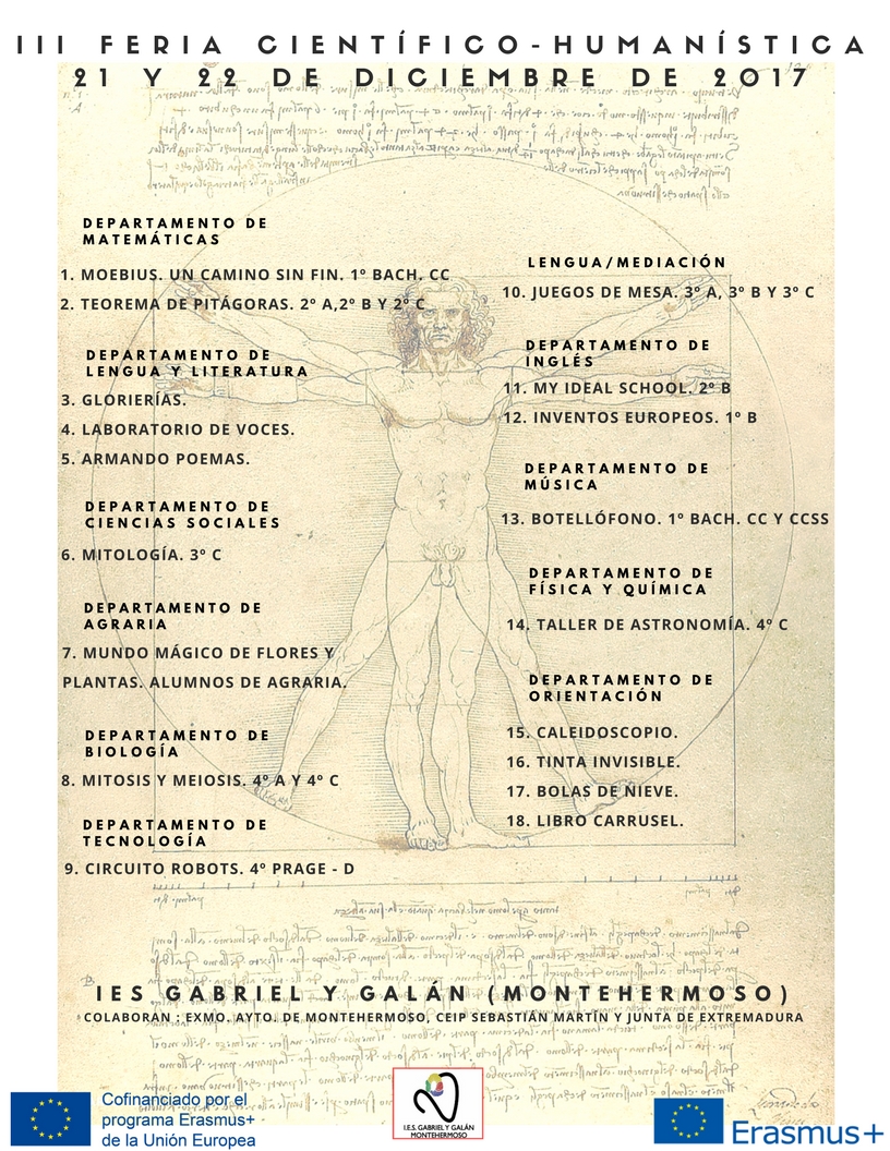 Cartel III Feria Cientítico Humanística 2017