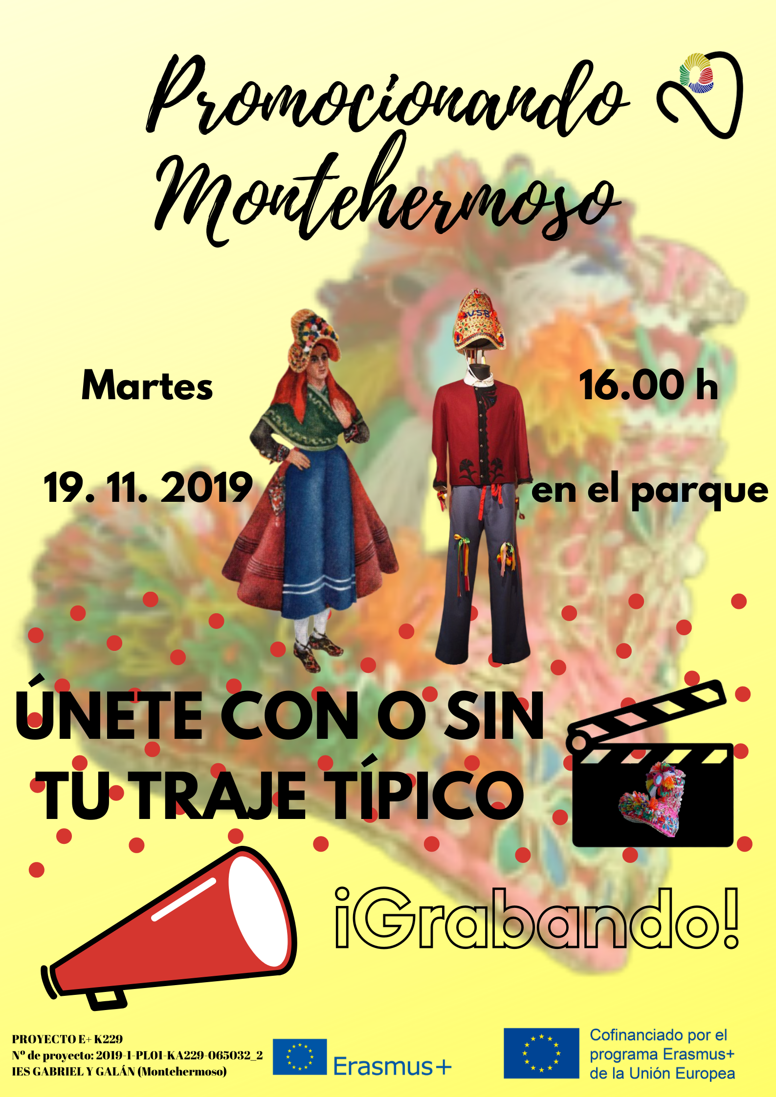Invitación grabación vídeo promocional Español imagen