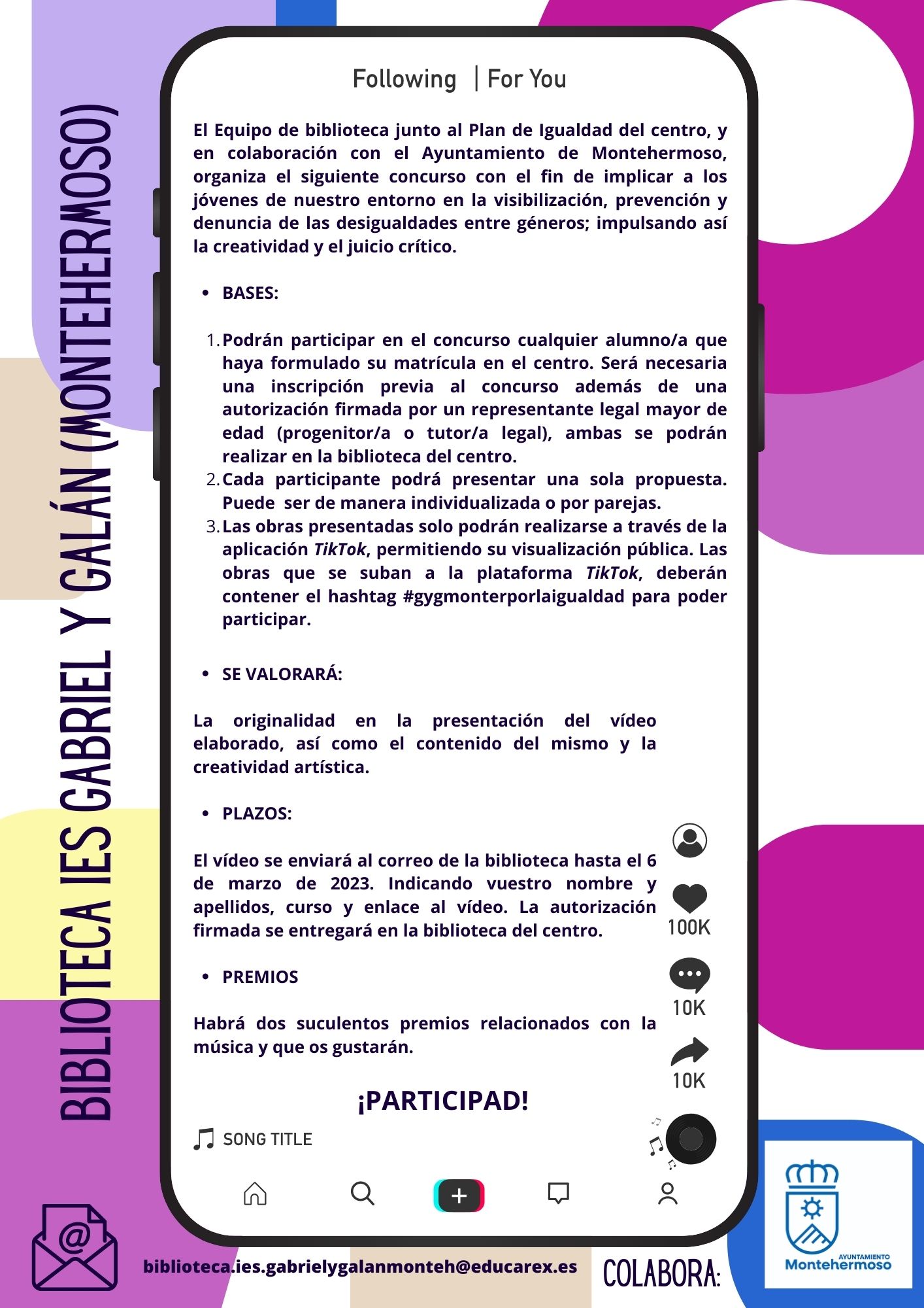 tiktokers por la igualdad